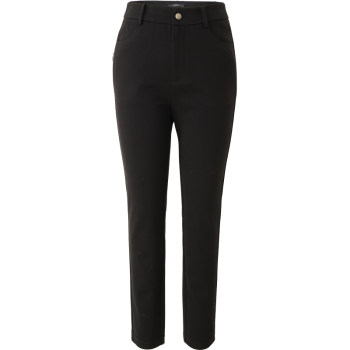 Yalida black micro-elastic casual straight pants for women Yalida black micro-elastic casual straight pants for women