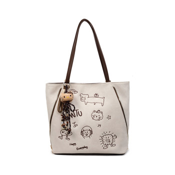 Amy rabbit women's bag 2026 new trendy western style hand-held single shoulder large capacity versatile commuting backpack