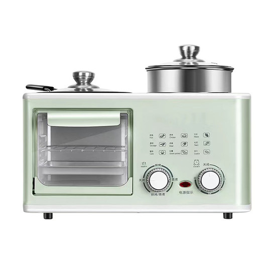 Xiaobawang 4-in-1 breakfast machine for household frying, grilling and steaming