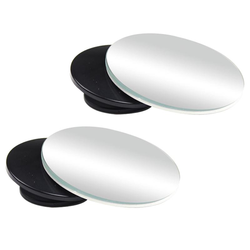 Border-adjustable wide-angle auxiliary rearview mirror small circular mirror