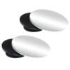 Border-adjustable wide-angle auxiliary rearview mirror small circular mirror
