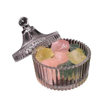 Zhaocai crystal stone grain pottery ornaments and expanding stone