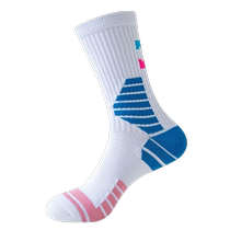 Practical professional basketball socks towel bottom high-top sports elite mens socks mid-length high-top long-tube training American socks