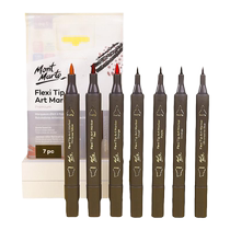 Montmartre double-headed marker pen set 12 colors 7 colors 6 colors hand-drawn comic design student skin color alcohol soft head graffiti childrens comics color art special