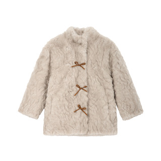 Opcp children's environmentally friendly fur jacket autumn and winter new style