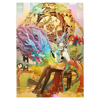 Shenmo laser postcard reverse flash card customization