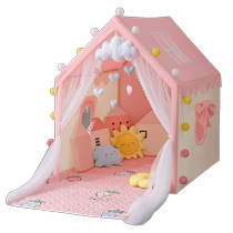 Small tent indoor childrens girl princess castle large toy house baby family separate bed sleeping game house house