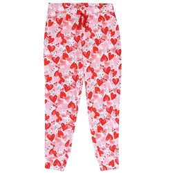 Cartoon pure cotton spring and autumn pajamas single piece women's trousers Modal women's plus size tall pants for outer wear