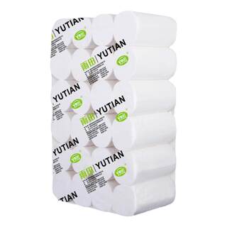 雨田17cm加长卫生纸家用大卷纸长款整箱装厕所厕纸家庭实惠装纸巾