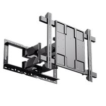 超薄大屏电视机伸缩挂架旋转折叠壁挂墙支架75 85 98 120英寸通用