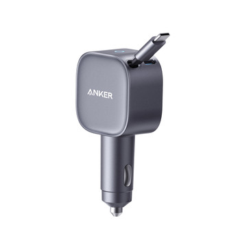 Comes with retractable cable anker 75w car charger