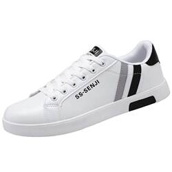 2026 Summer New Men's Shoes Trendy Versatile White Shoes Breathable Sneakers Men's Sports Casual White Shoes Trendy Shoes