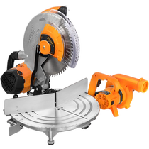 Locks 10-inch dust-free angle saw multi-functional aluminum saw machine floor wooden door diagonal saw miter saw dust-free saw