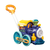 Le train pousse le citron et pousse le jouet 1-2-3 ans bébé pour pousser le marcheur Scooters Child Walking Baby