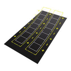 Gxmmat183*366Cm Fitness Mat Family Interactive Agility Ladder Non-Slip Soundproof Shock-Absorbing Home Sports Floor Mat
