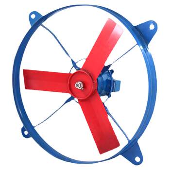 Powerful Single-Phase 350W 600W Axial Flow Exhaust Fan Household Industrial Smoke Exhaust Fan Metal Blades Pure Copper Motor