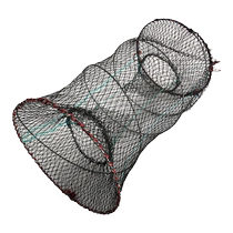 甲鱼笼鳖笼黑鱼鲫鱼渔网地网笼折叠捕鱼花篮鱼笼虾笼捕鱼网捕鱼笼