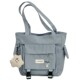 Simple and versatile large-capacity shoulder bag for girls and students