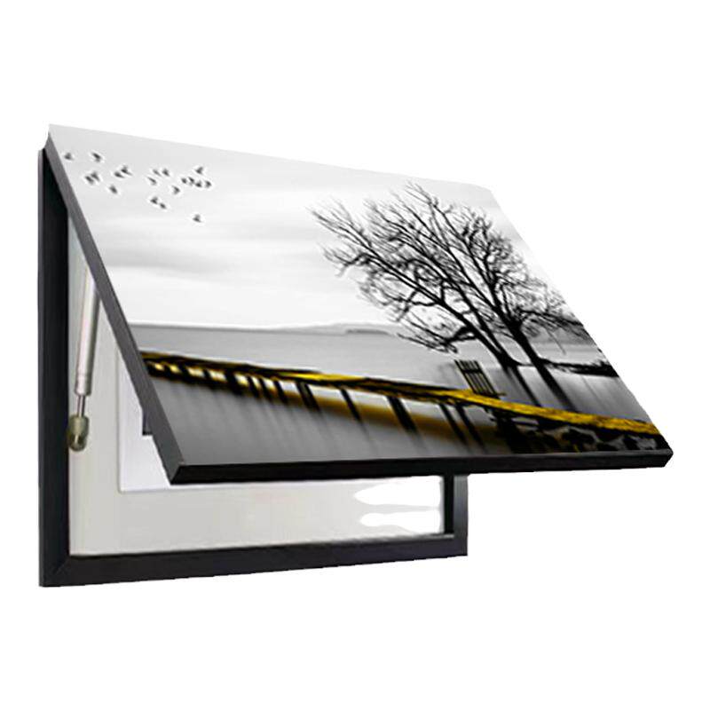 Electric meter box decorative painting, nail-free installation, electric box blocking painting