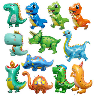 3d three-dimensional dinosaur assembled cartoon aluminum film balloon birthday