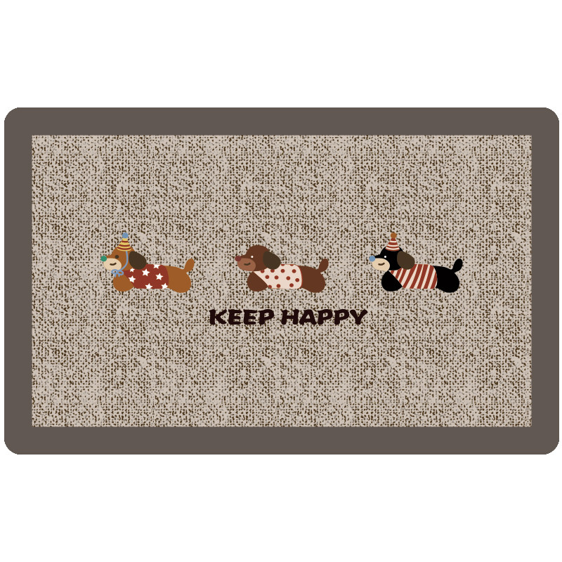 Oil-proof, oil-proof, dirt-resistant kitchen floor mats, wipeable and washable