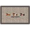 Oil-proof, oil-proof, dirt-resistant kitchen floor mats, wipeable and washable