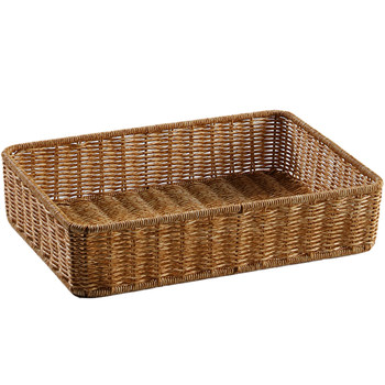 Kens European style desktop storage box imitation rattan washbasin storage basket ຕາ​ຕະ​ລາງ​ການ​ຄວບ​ຄຸມ​ຫ່າງ​ໄກ​ສອກ​ຫຼີກ​ຕູ້​ເກັບ​ຮັກ​ສາ​ທີ່​ສໍາ​ຄັນ​