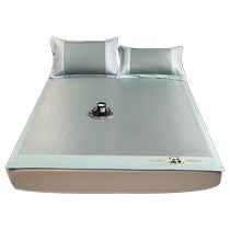 Class A maternal and infant grade ice silk mat summer 2024 new three-piece set summer air-conditioning antibacterial soft mat bed sheet 3