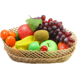 Simulated fruits, fake vegetables, model ornaments, props, decorative fruit toys, children's early education plastic apples