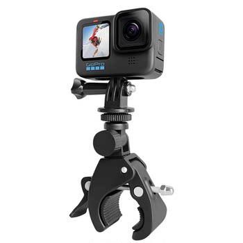 Action camera vigorous clip cycling stand for cycling