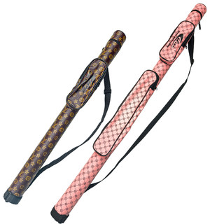 利台台球杆桶通杆杆桶两孔斯诺克桌球杆筒九球杆中式黑八杆收纳包