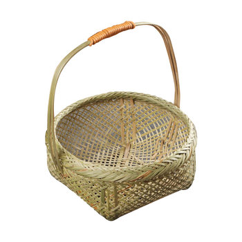 Basket carrying handmade bamboo weaving picking basket