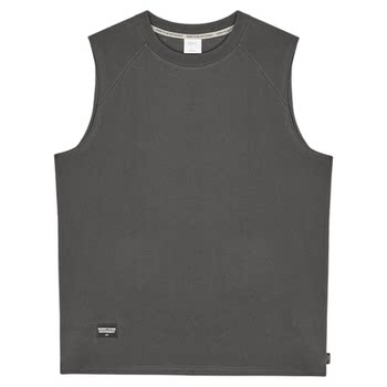 Gwit pure cotton sleeveless t-shirt sports solid color vest men