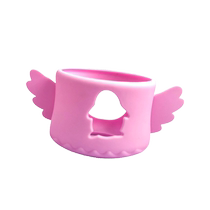 Suitable for Pigeon bottle protective cover third generation glass bottle accessories anti-fall cover universal silicone cover with handle