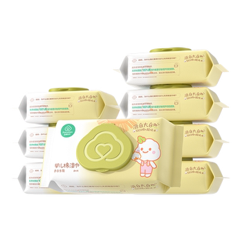 All cotton era baby hand and mouth wipes 80 pumps * 8 packs