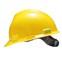 (Self-operated) msa standard type ABS safety helmet construction site leader construction engineering helmet breathable men