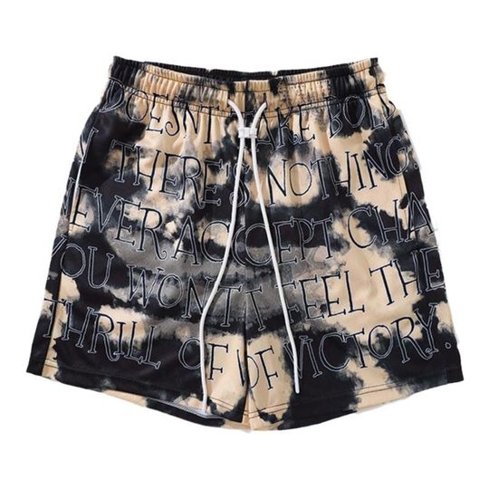 LUSHISI「沙漠与海洋」美式四五分短裤运动风速干凉感篮球训练裤