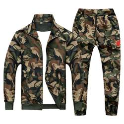 Camouflage stretch suit men's spring and summer labor protection overalls wear-resistant breathable knitted jacket auto repair workshop tooling