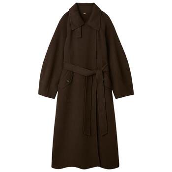 Lilybrown waisted woolen coat