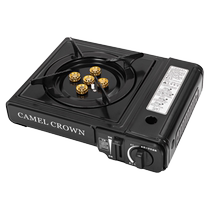 Camel outdoor five-head cassette stove for picnic and camping special high-power windproof barbecue stove for grilling hot pot Cass stove