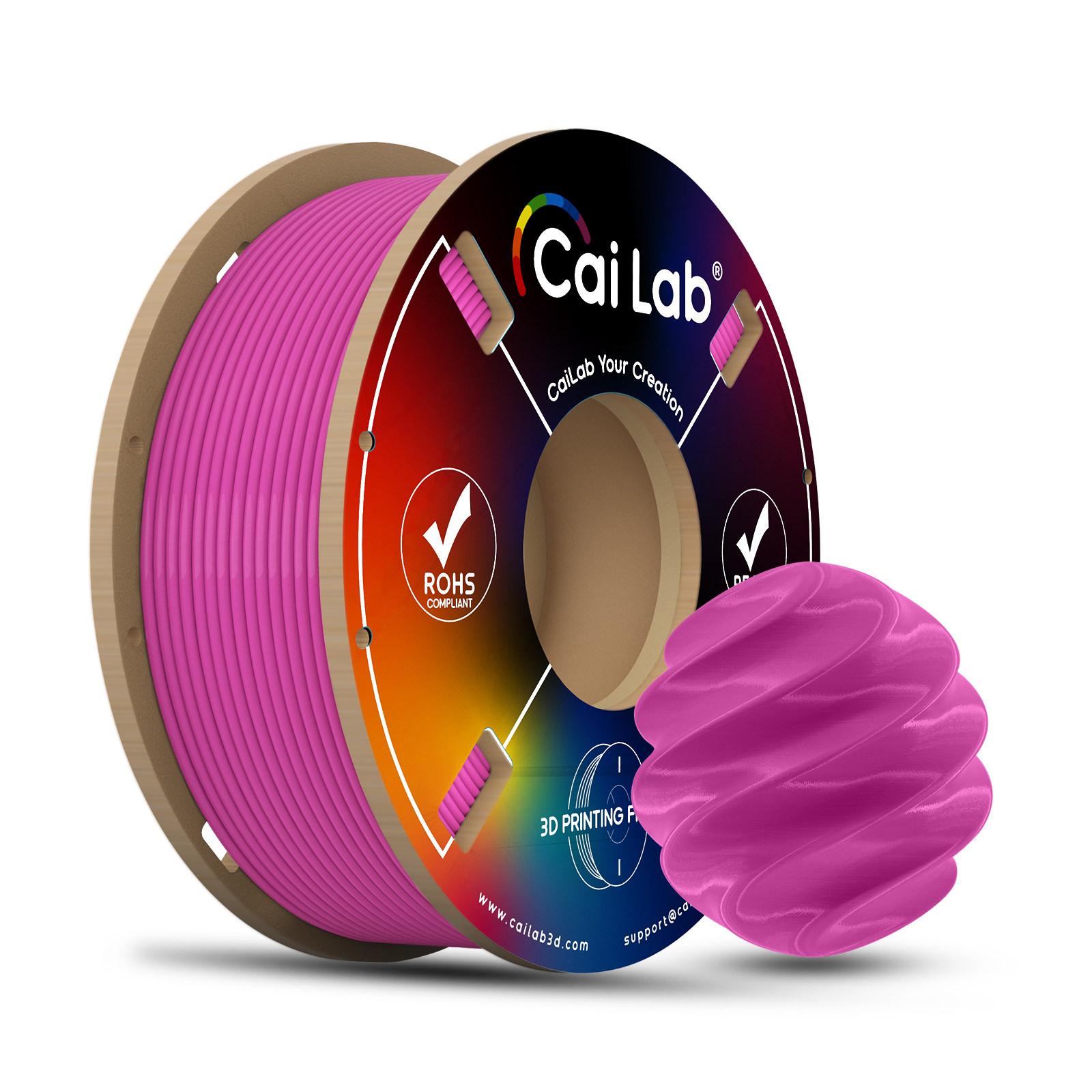 Caiduowu เส้นใยพิมพ์ 3D Pla ขนาด 200 กรัม ทดลองใช้ได้ ขนาดเส้นผ่านศูนย์กลาง 1.75 มม. ใช้งานร่วมกับเครื่องพิมพ์ X2D/H2D