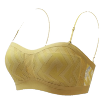 Catman strapless underwear for women with big breasts small push-up non-slip anti-sagging tube top seamless summer thin wrap bra