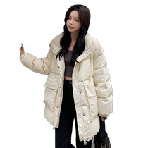 Duck Down Jacket Womens 2024 Autumn and Winter New Korean Fashion Versatile Thick Duck Down Warm Jacket for Little People