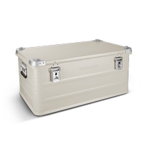 Outdoor camping aluminum alloy storage box car large capacity camping tool car backup storage box metal finishing