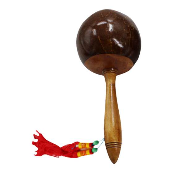 Coconut shell sand hammer professional coconut sand ball drum circle party scattered musical instrument performance performance sand hammer coconut shell sand ball props