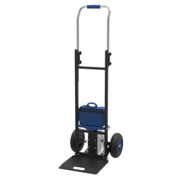 Dr. Lou's electric stair climbing machine is fully automatic for moving artifacts up and down stairs, home appliances, moving building materials, and stair climbing machines.