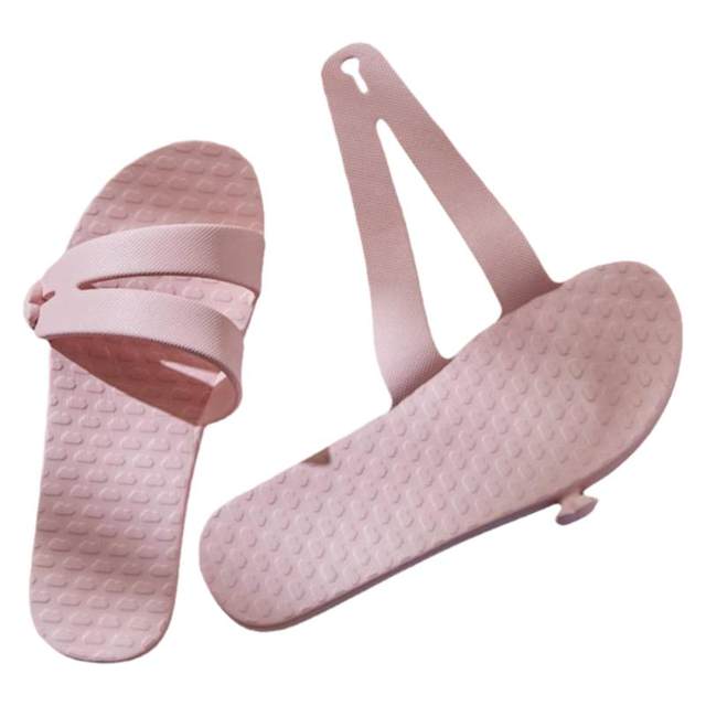 Flip-flops for portable bathroom anti-slip slippers for travel and business trips