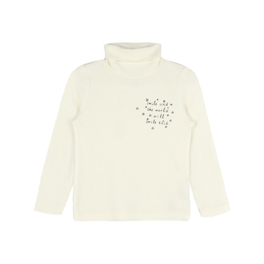 Utouto winter four-color turtleneck printed bottoming shirt