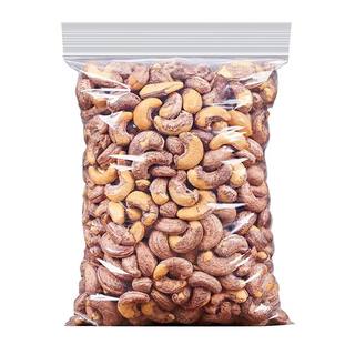 新货带皮大腰果仁大颗粒盐焗紫衣腰果仁休闲零食年货特产坚果批发