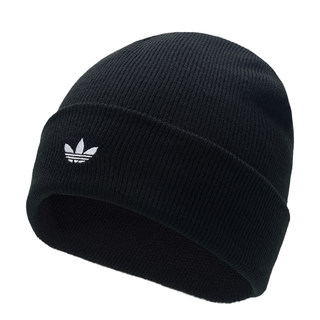 adidas阿迪达斯官方正品三叶草冷帽女显脸小针织帽新款秋冬绒线帽